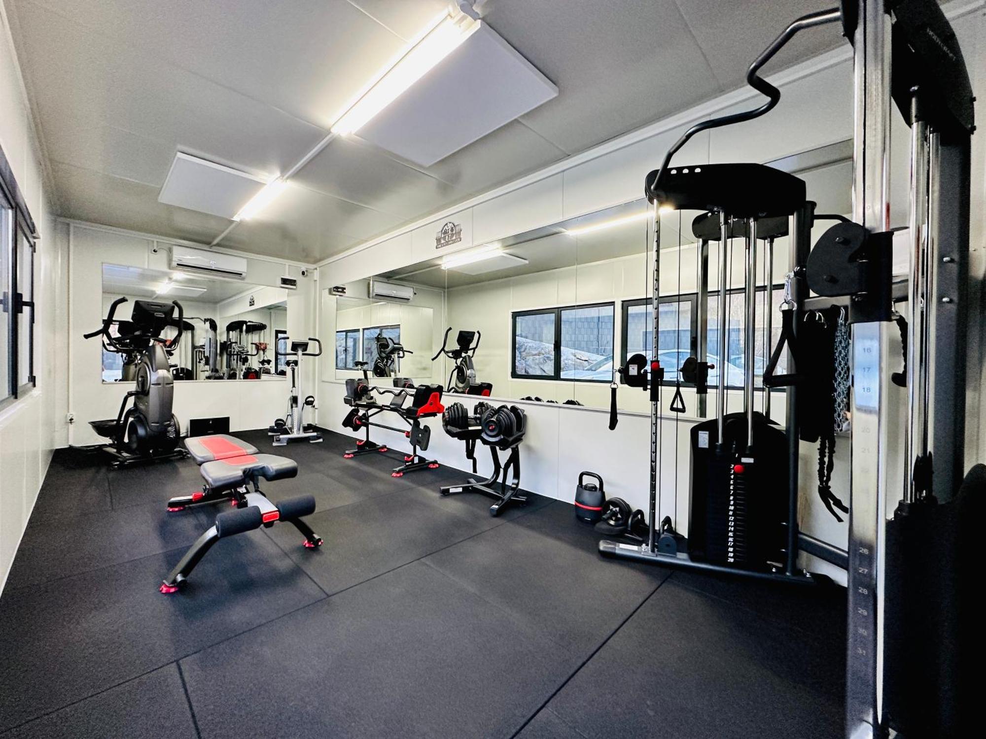 Voralpen Lodge - Ferienhaus Mit Gym & Wellnessbereich Traisen Exterior photo
